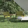 Image de Chaises De Camping Lot De 2 Vert 54x43x59 Cm Tissu Oxford Vidaxl