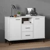 Image de vidaXL Buffet avec Pieds Armoire Latérale avec Rangement Placard avec Compartiments et Tiroirs Meuble de Salon 351020