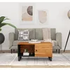 Image de Table Basse 80x50x40 Cm Bois D'acacia Solide Et D'ingénierie Vidaxl
