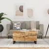 Image de Table Basse 80x50x40 Cm Bois De Manguier Solide Et D'ingénierie Vidaxl
