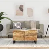 Image de vidaXL Table basse 80x50x40 cm Bois de manguier solide et dingénierie 350636