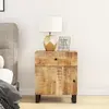 Image de Table De Chevet 50x33x60 Cm Bois De Manguier Et D'ingénierie Vidaxl