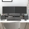 Image de vidaXL Support de moniteur Gris 100x275x15 cm Bois de pin solide 813971