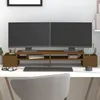 Image de vidaXL Support de moniteur Marron miel 100x275x15 cm Bois pin solide 813972