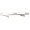Image de Support De Moniteur Blanc 100x27x14 Cm Bois De Pin Solide Vidaxl