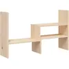 Image de Support Pour Moniteur (39-72)x17x43 Cm Bois De Pin Solide Vidaxl