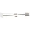 Image de Support De Moniteur Blanc 100x27x15 Cm Bois De Pin Solide Vidaxl