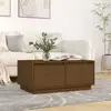 Image de Table Basse Marron Miel 80x50x35 Cm Bois Massif De Pin Vidaxl
