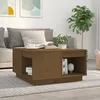 Image de 814532 vidaXL Table basse Marron miel 60x61x325 cm Bois massif de pin