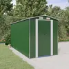 Image de Abri De Jardin Vert 192x440x223 Cm Métal Galvanisé Vidaxl