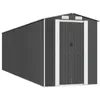Image de Abri De Jardin Anthracite 192x689x223 Cm Métal Galvanisé Vidaxl