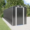 Image de vidaXL Abri de jardin Anthracite 192x689x223 cm Métal galvanisé 3147455
