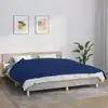 Image de Couverture Lestée Bleu 155x220 Cm 7 Kg Tissu Vidaxl