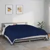 Image de Couverture Lestée Bleu 220x260 Cm 15 Kg Tissu Vidaxl