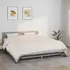 Image de Couverture Lestée Crème Clair 220x260 Cm 11 Kg Tissu Vidaxl