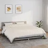 Image de vidaXL Couverture lestée Crème clair 235x290 cm 11 kg Tissu 350768