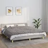 Image de vidaXL Couverture lestée Gris 155x220 cm 7 kg Tissu 350776