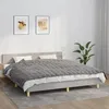 Image de vidaXL Couverture lestée Gris 155x220 cm 11 kg Tissu 350777