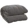 Image de Vidaxl couverture lestée gris 200x200 cm 9 kg tissu