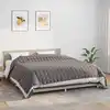 Image de Couverture Lestée Gris 220x260 Cm 15 Kg Tissu Vidaxl