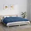 Image de Couverture Lestée Bleu 155x220 Cm 7 Kg Tissu Vidaxl
