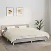 Image de Couverture Lestée Crème Clair 155x220 Cm 7 Kg Tissu Vidaxl