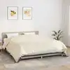 Image de Couverture Lestée Crème Clair 220x260 Cm 11 Kg Tissu Vidaxl