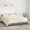 Image de Couverture Lestée Crème Clair 220x260 Cm 15 Kg Tissu Vidaxl