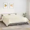 Image de Couverture Lestée Crème Clair 235x290 Cm 11 Kg Tissu Vidaxl