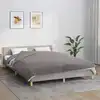 Image de Couverture Lestée Avec Housse Gris 200x225 Cm 9 Kg Tissu Vidaxl
