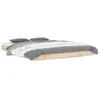 Image de Cadre De Lit Sans Matelas 140x190 Cm Bois De Pin Massif Vidaxl