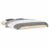 Image de Vidaxl cadre de lit sans matelas 135x190 cm bois de pin massif