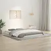 Image de Cadre De Lit Sans Matelas Blanc 135x190 Cm Bois De Pin Massif Vidaxl