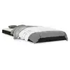 Image de Cadre De Lit Sans Matelas Noir 75x190 Cm Bois De Pin Massif Vidaxl
