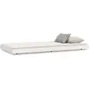 Image de Cadre De Lit Sans Matelas Blanc 90x200 Cm Bois De Pin Massif Vidaxl