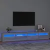 Image de vidaXL Meuble TV avec Lumières LED Centre de Divertissement Rangement Meuble Média Meuble de Salon Salle de Séjour Maison 3152768