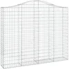 Image de Panier De Gabions Arqué 200x30x160/180 Cm Fer Galvanisé Vidaxl
