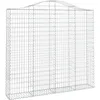 Image de Panier De Gabions Arqué 200x30x180/200 Cm Fer Galvanisé Vidaxl