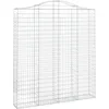 Image de Panier De Gabions Arqué 200x30x220/240 Cm Fer Galvanisé Vidaxl