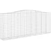 Image de Panier De Gabions Arqué 400x50x160/180 Cm Fer Galvanisé Vidaxl