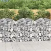 Image de Panier De Gabions Arqué 100x50x100/120 Cm Fer Galvanisé Vidaxl