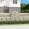 Image de Panier De Gabions Arqué 100x50x120/140 Cm Fer Galvanisé Vidaxl