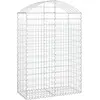 Image de Panier De Gabions Arqué 100x50x140/160 Cm Fer Galvanisé Vidaxl