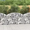 Image de Panier De Gabions Arqué 150x30x80/100 Cm Fer Galvanisé Vidaxl