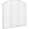 Image de Panier De Gabions Arqué 150x30x140/160 Cm Fer Galvanisé Vidaxl