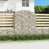 Image de Panier De Gabions Arqué 150x30x180/200 Cm Fer Galvanisé Vidaxl