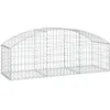 Image de Panier De Gabions Arqué 150x50x40/60 Cm Fer Galvanisé Vidaxl