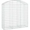 Image de Panier De Gabions Arqué 150x50x140/160 Cm Fer Galvanisé Vidaxl