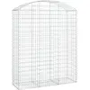 Image de Panier De Gabions Arqué 150x50x180/200 Cm Fer Galvanisé Vidaxl