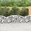 Image de Panier De Gabions Arqué 200x30x60/80 Cm Fer Galvanisé Vidaxl